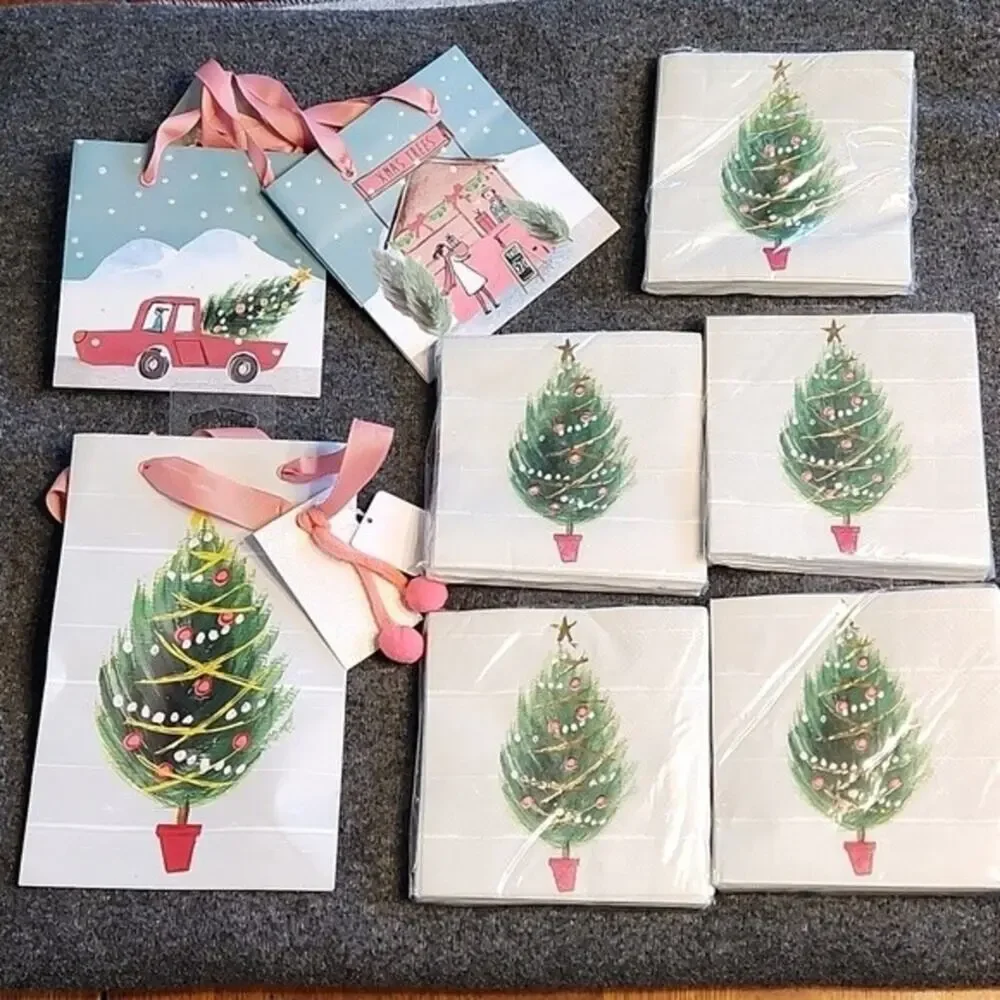 Pier‎ 1 Imports Christmas Paper Goods Bundle NWT